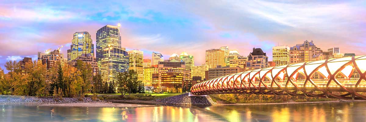 Photo of Calgary Alberta Canada, location of GV Calgary where people come to learn English Language skills.